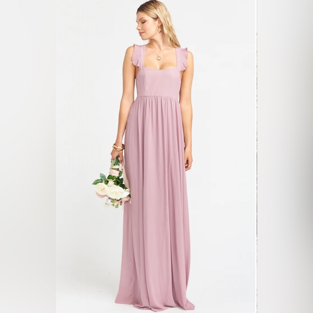 June Maxi Dress in Antique Rose Chiffon - Show Me Your Mumu - Picture 1 of 13